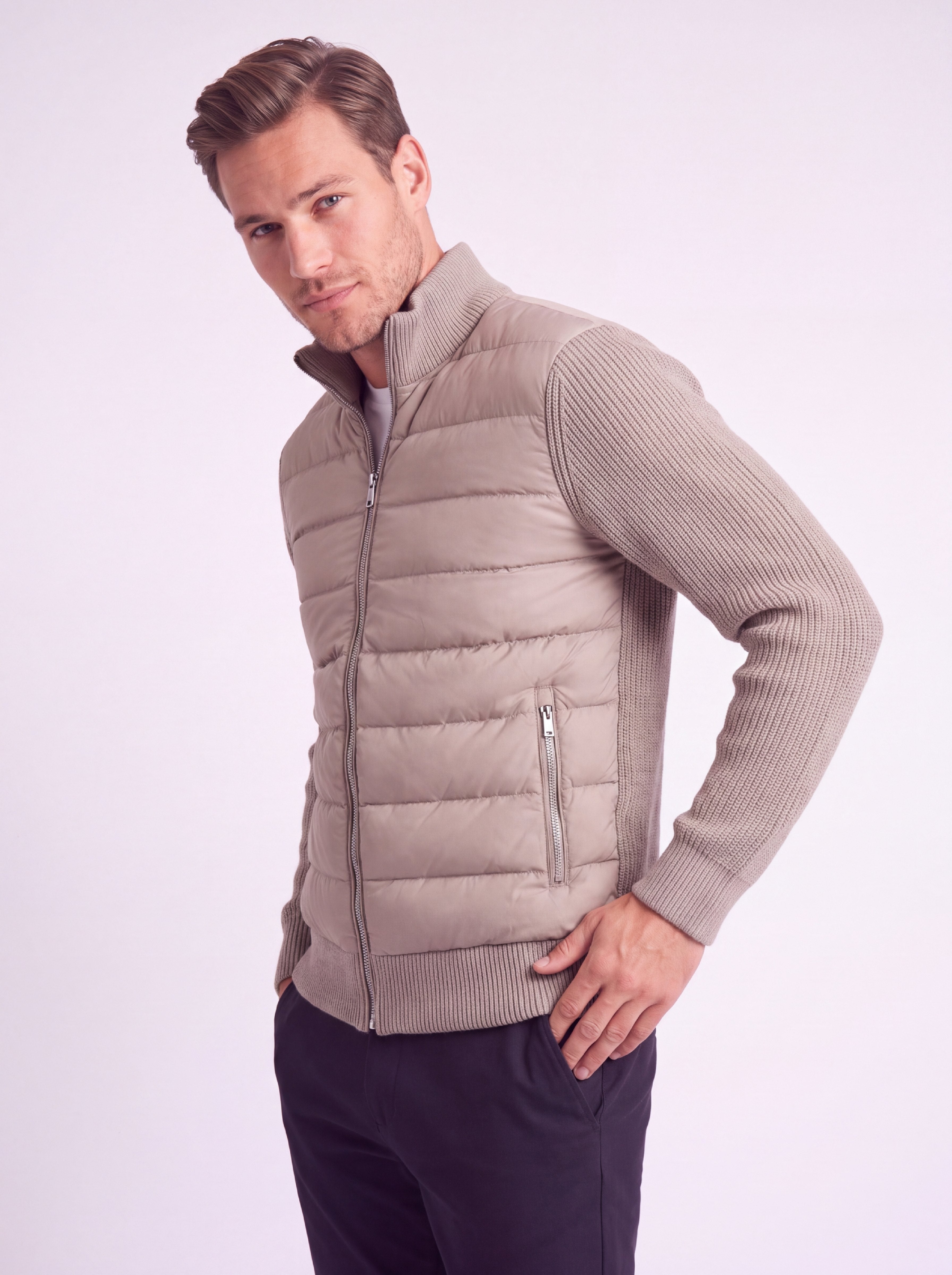 Regular Cardigan Sand
