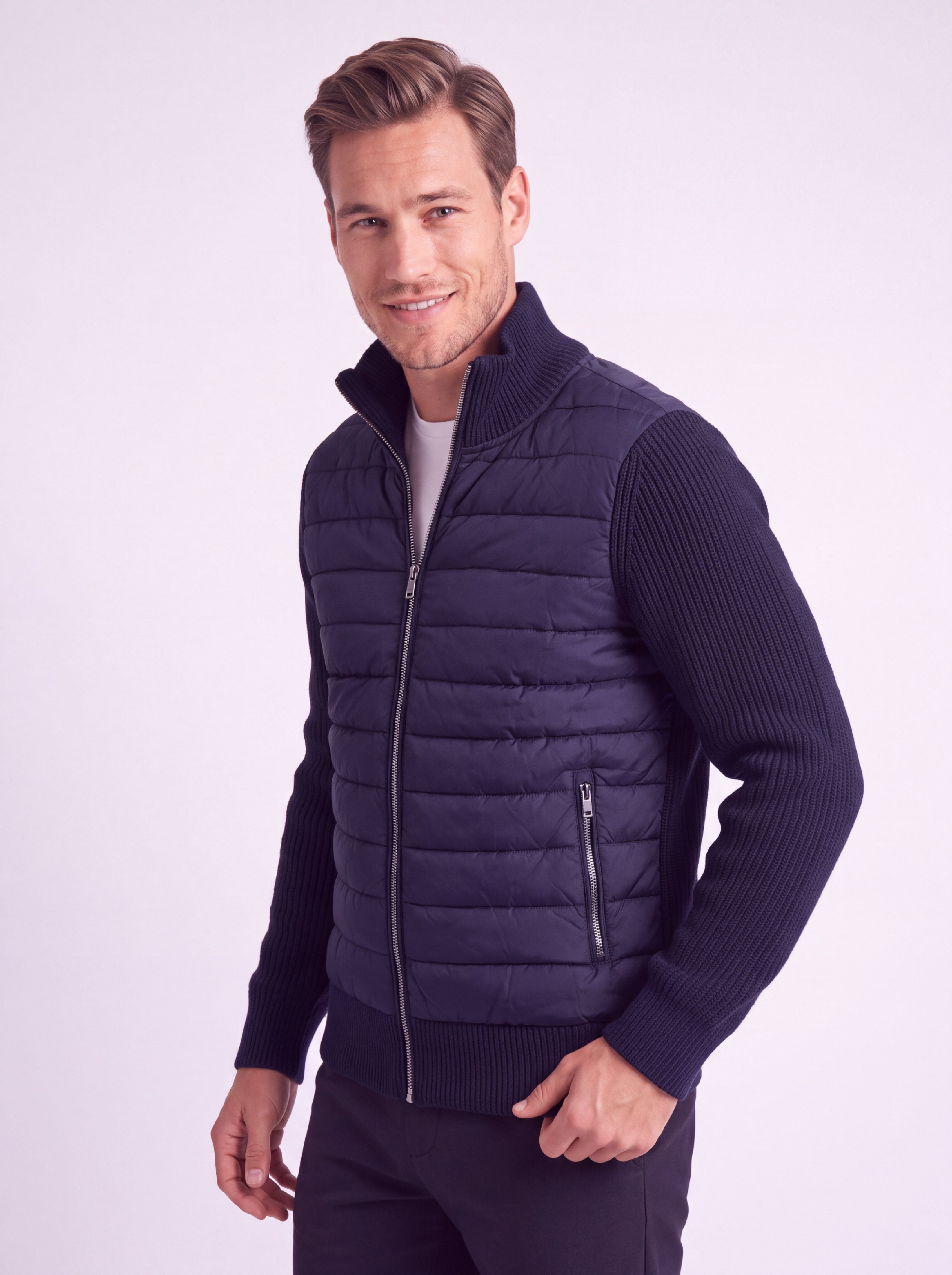 Regular Cardigan Navy