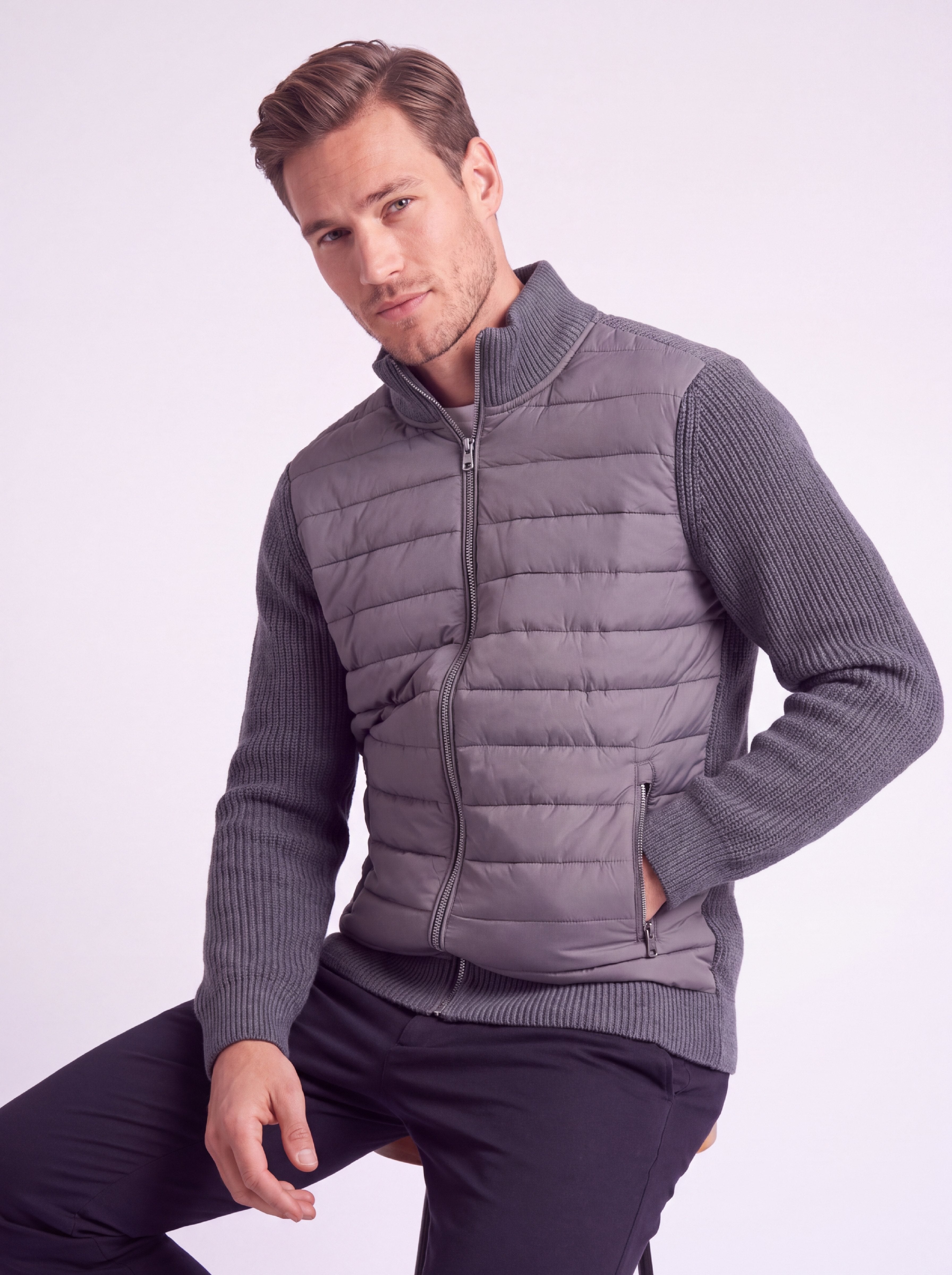 Regular Cardigan Heather